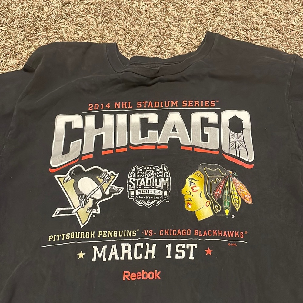 Chicago blackhawks stadium series tshirt